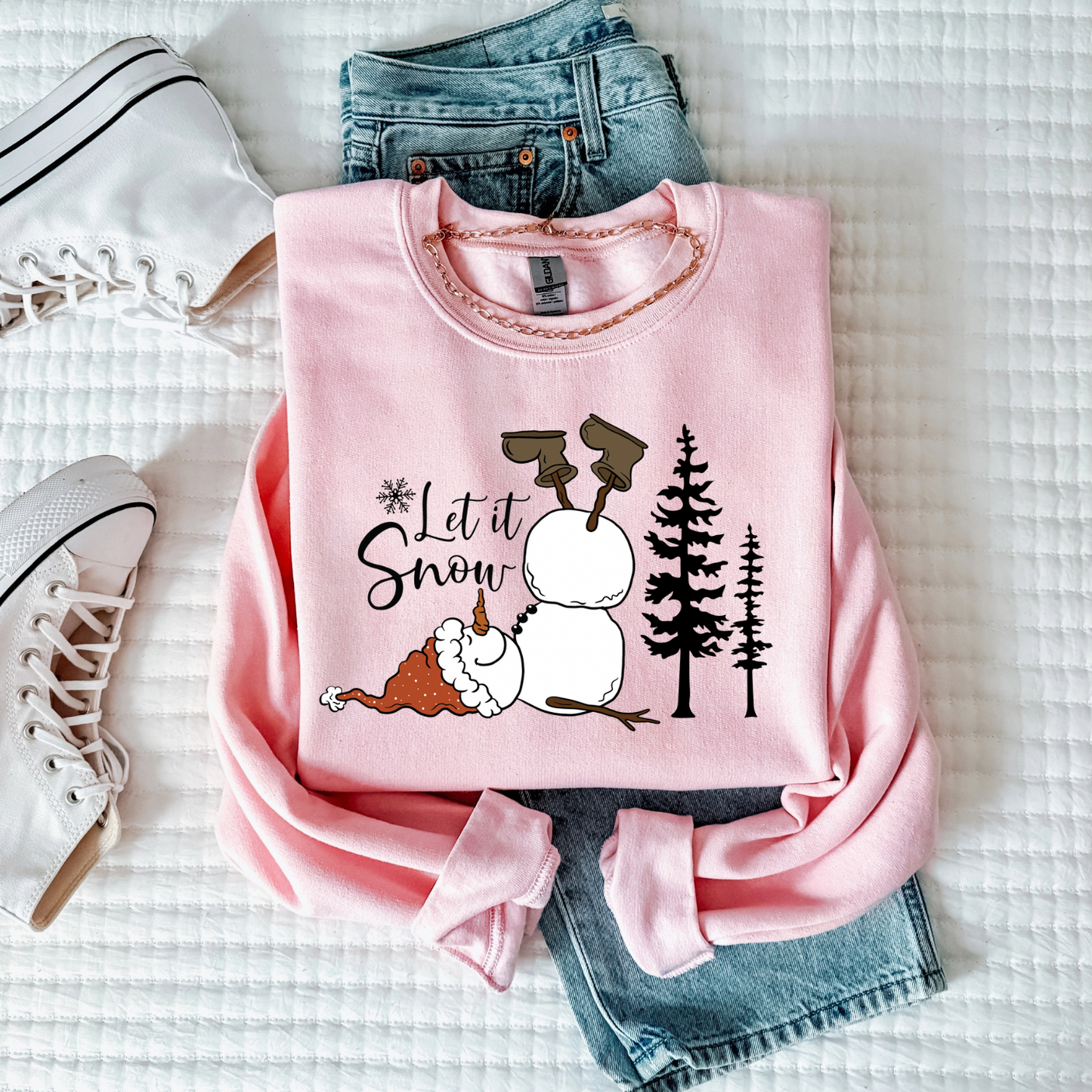 Let It Snow Women’s Crewneck Sweatshirt