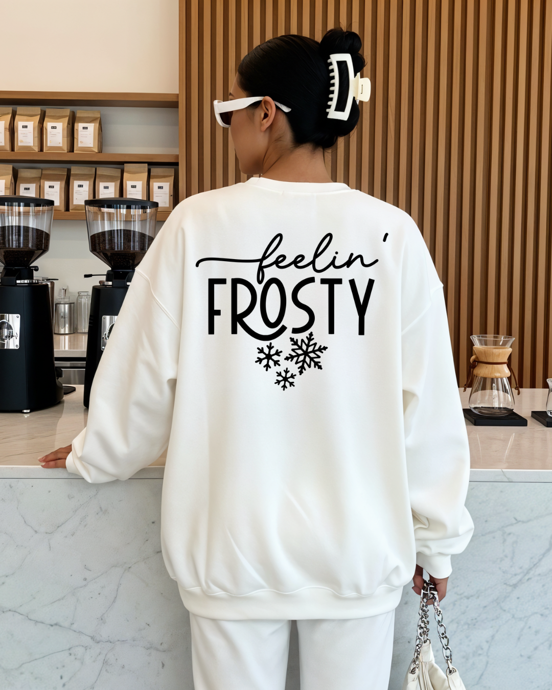 Feelin’ Frosty Women’s Crewneck Sweatshirt