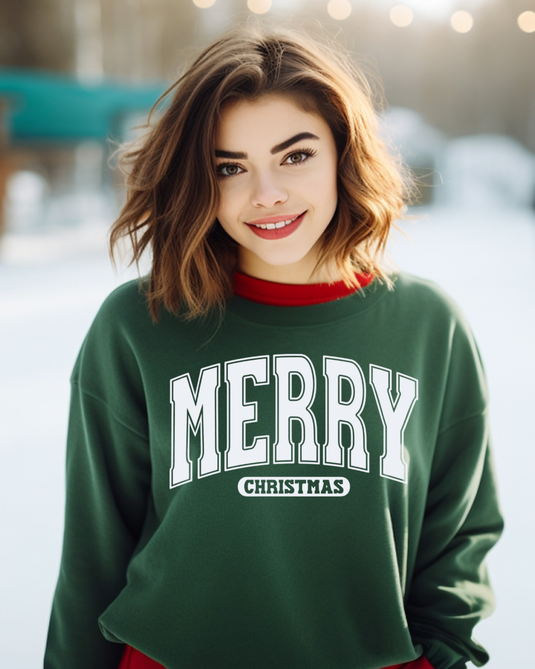 Merry Christmas Crewneck Sweatshirt