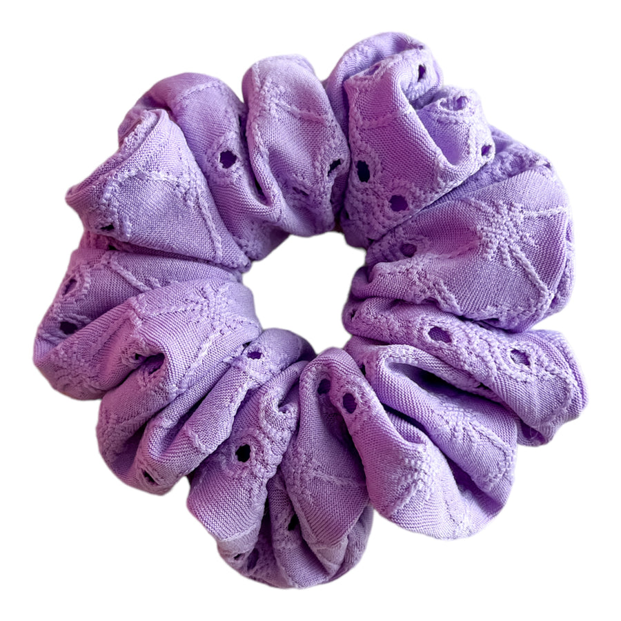 Campbell Eyelet Scrunchie