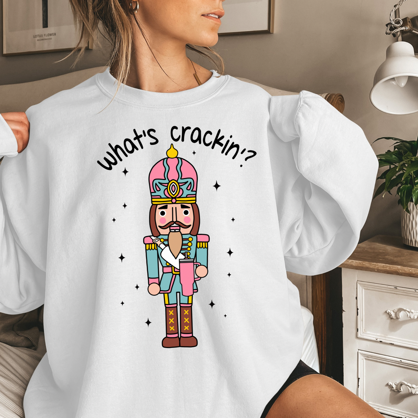 What’s Crackin’ Women’s Crewneck Sweatshirt