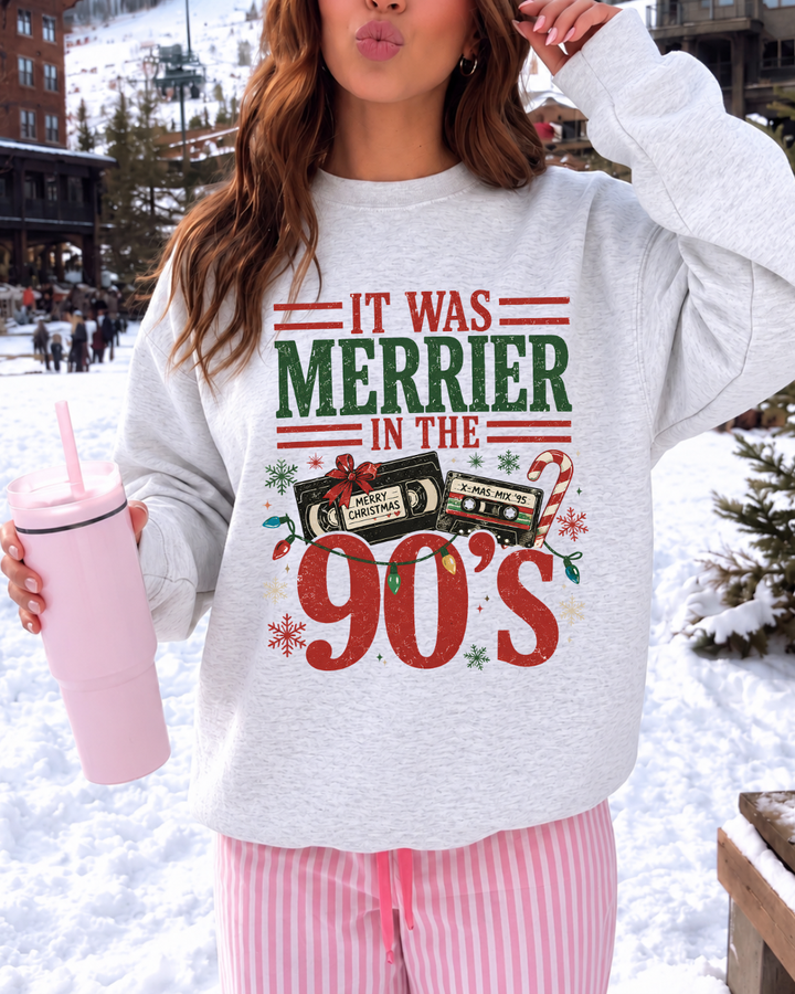 It Was Merrier In The 90s Crewneck