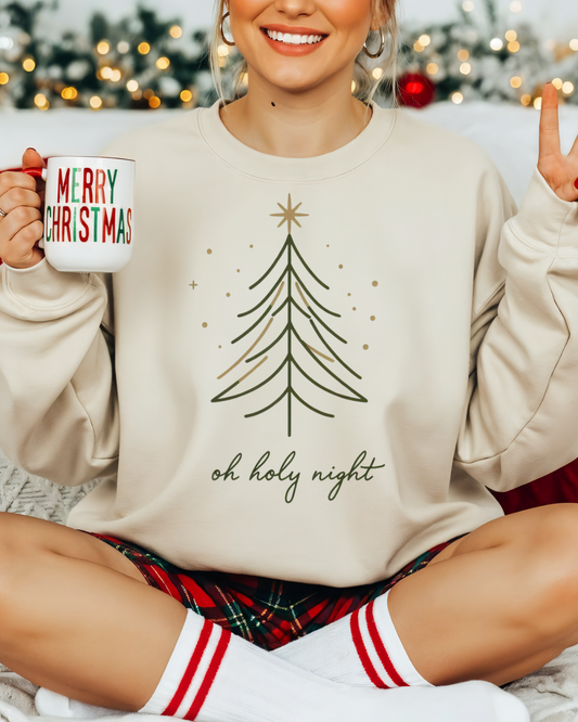 Oh Holy Night Women’s Crewneck