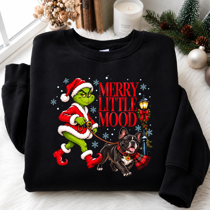 Merry Little Mood Pups Sweatshirt