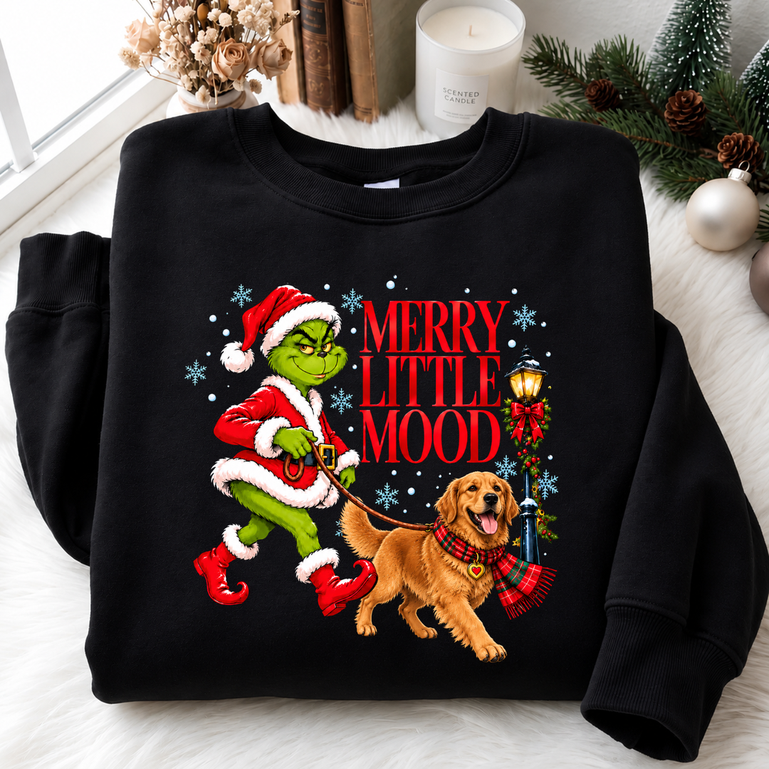 Merry Little Mood Pups Sweatshirt