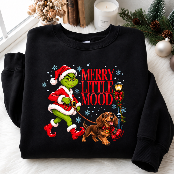 Merry Little Mood Pups Sweatshirt