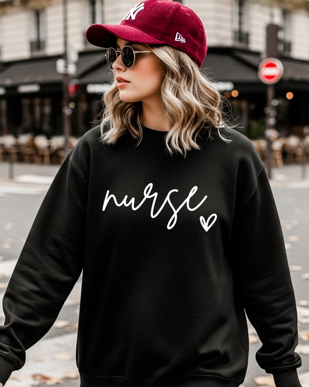 Nurse Love Women’s Crewneck Sweatshirt