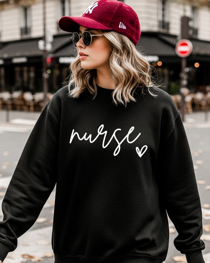 Nurse Love Women’s Crewneck Sweatshirt