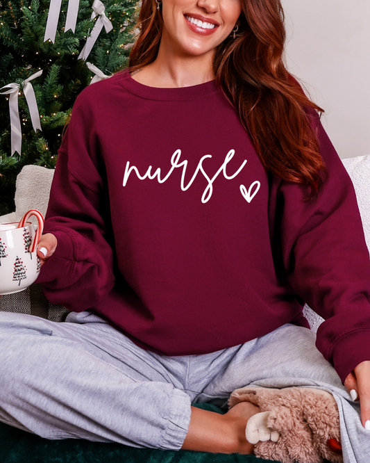 Nurse Love Women’s Crewneck Sweatshirt