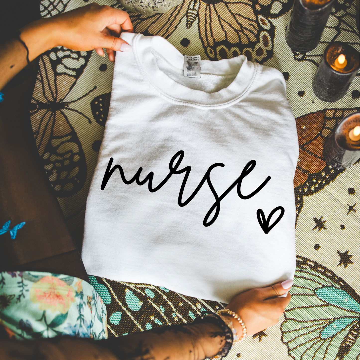 Nurse Love Women’s Crewneck Sweatshirt