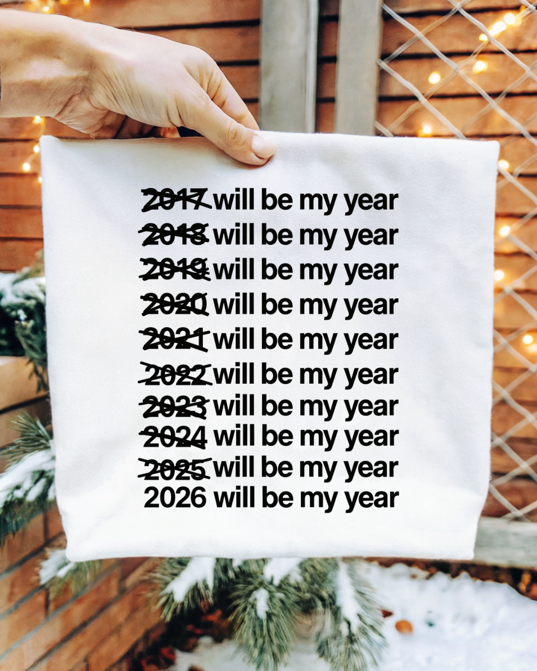 2026 Will Be My Year Women’s Crewneck Sweatshirt