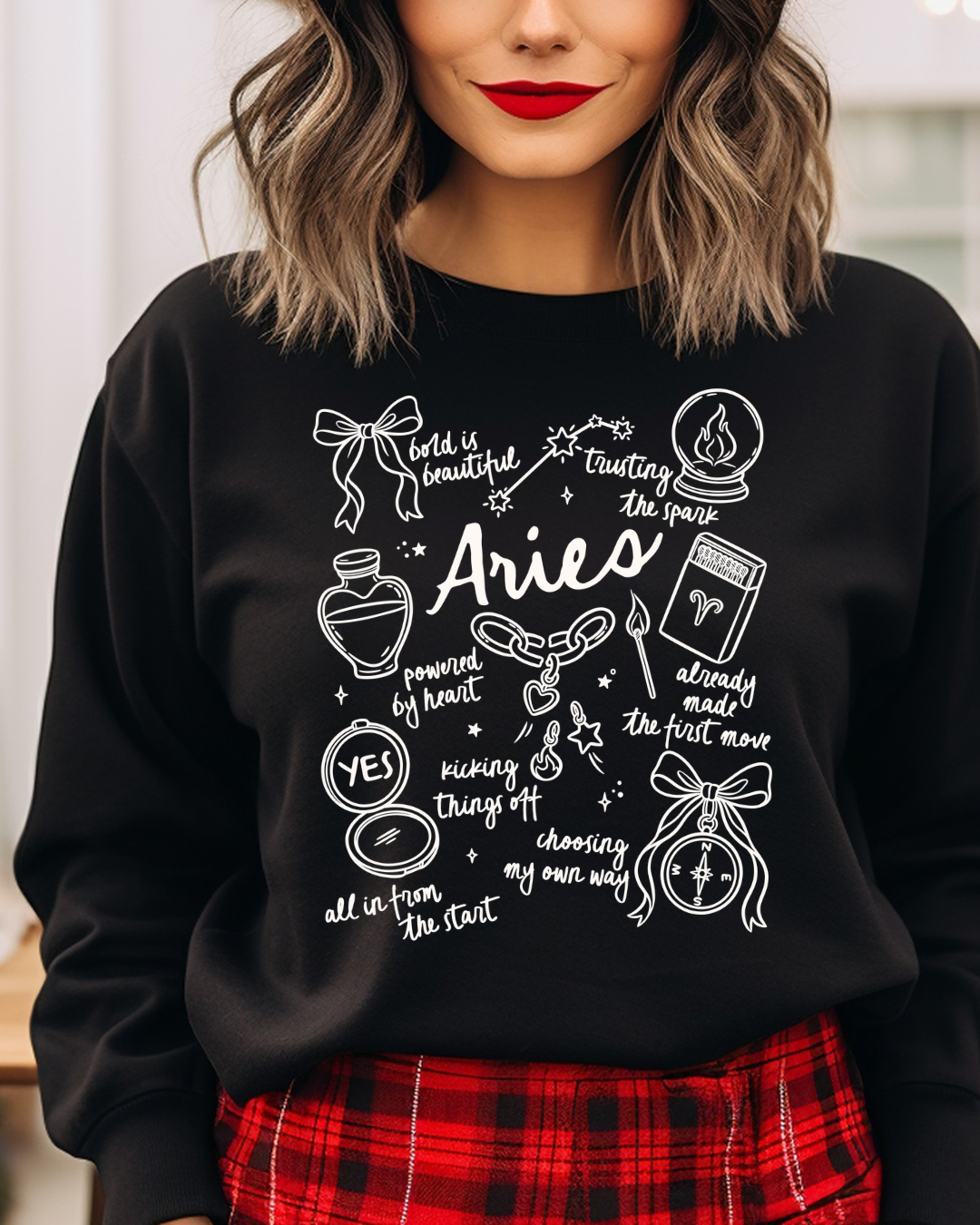Zodiac Reflection Women’s Crewneck Sweatshirt