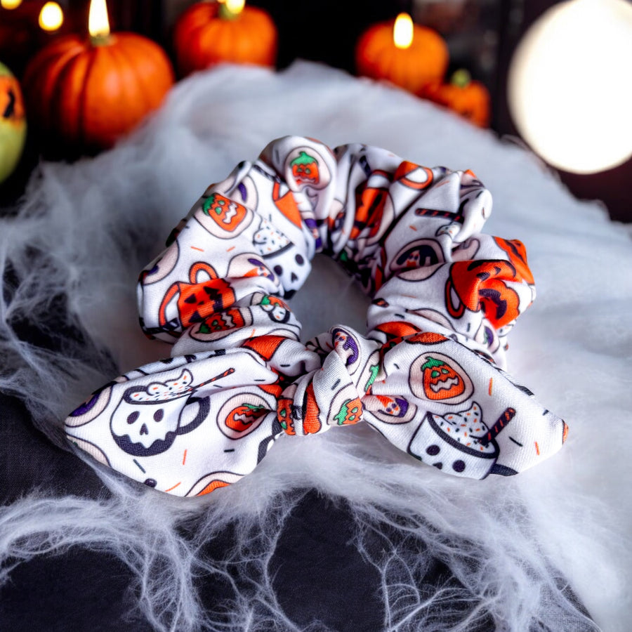 Smashing Pumpkins Bow Scrunchie