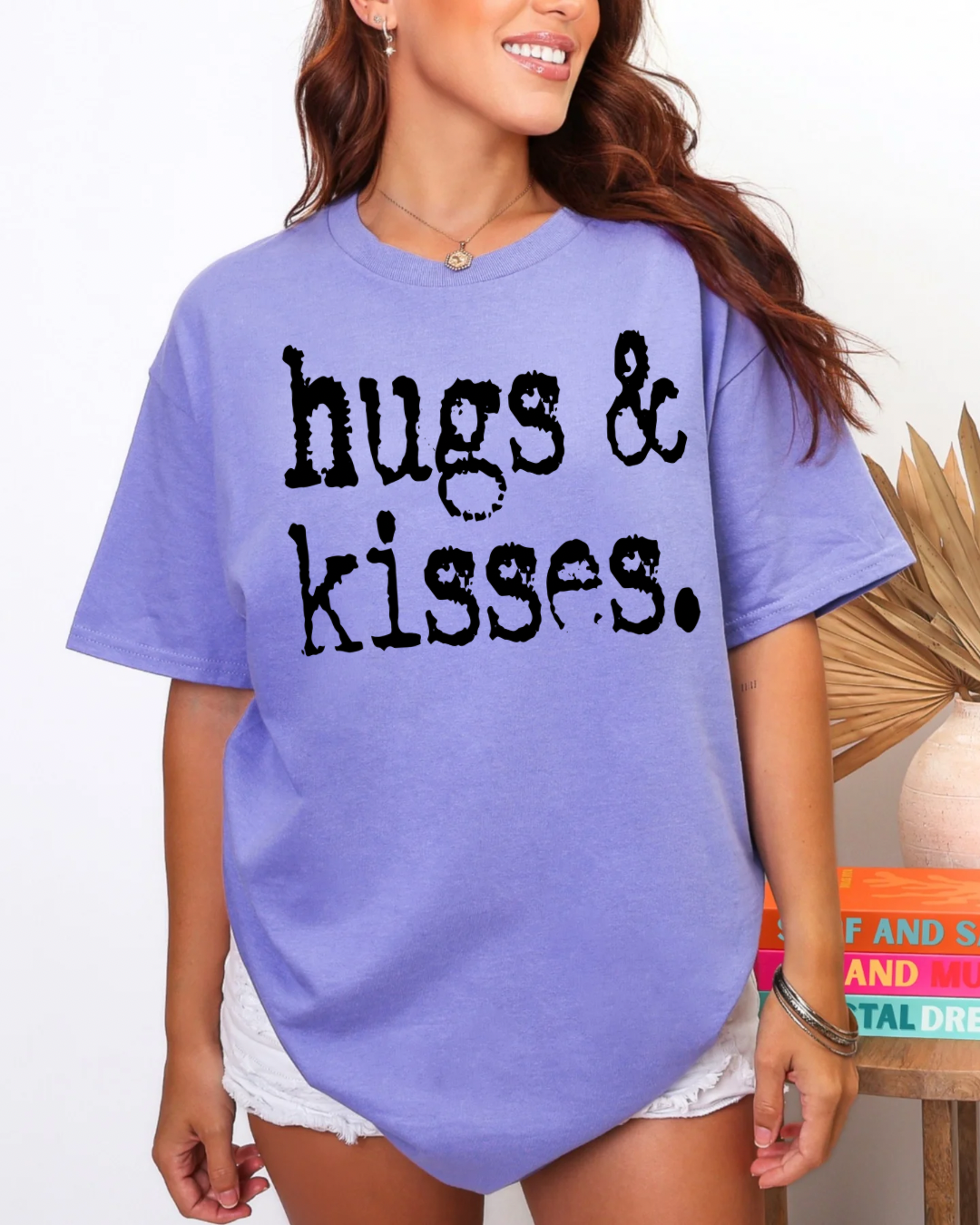 Hugs & Kisses Graphic Tee-Shirt