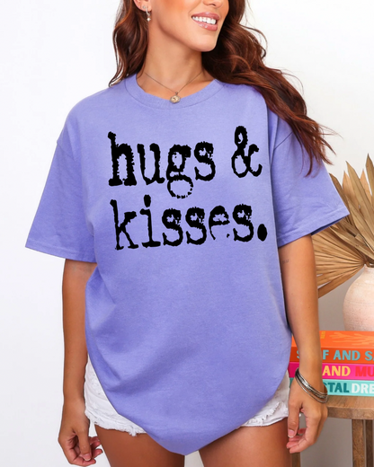 Hugs & Kisses Graphic Tee-Shirt