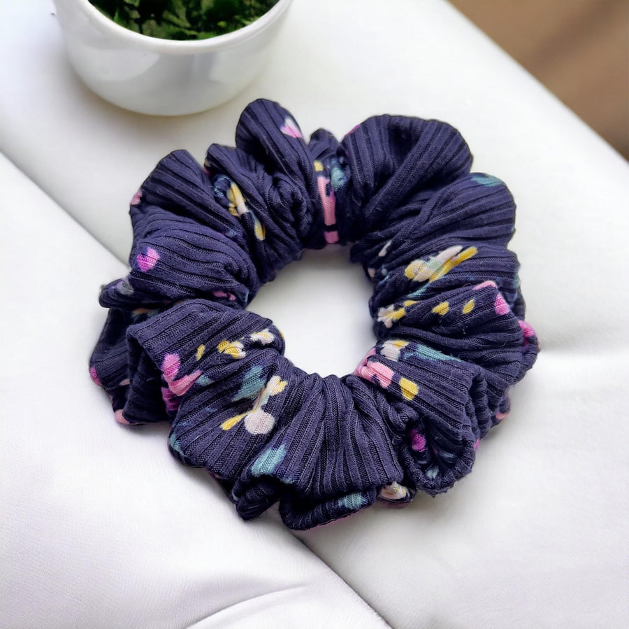 Pastel Night Sky Ribbed Scrunchie